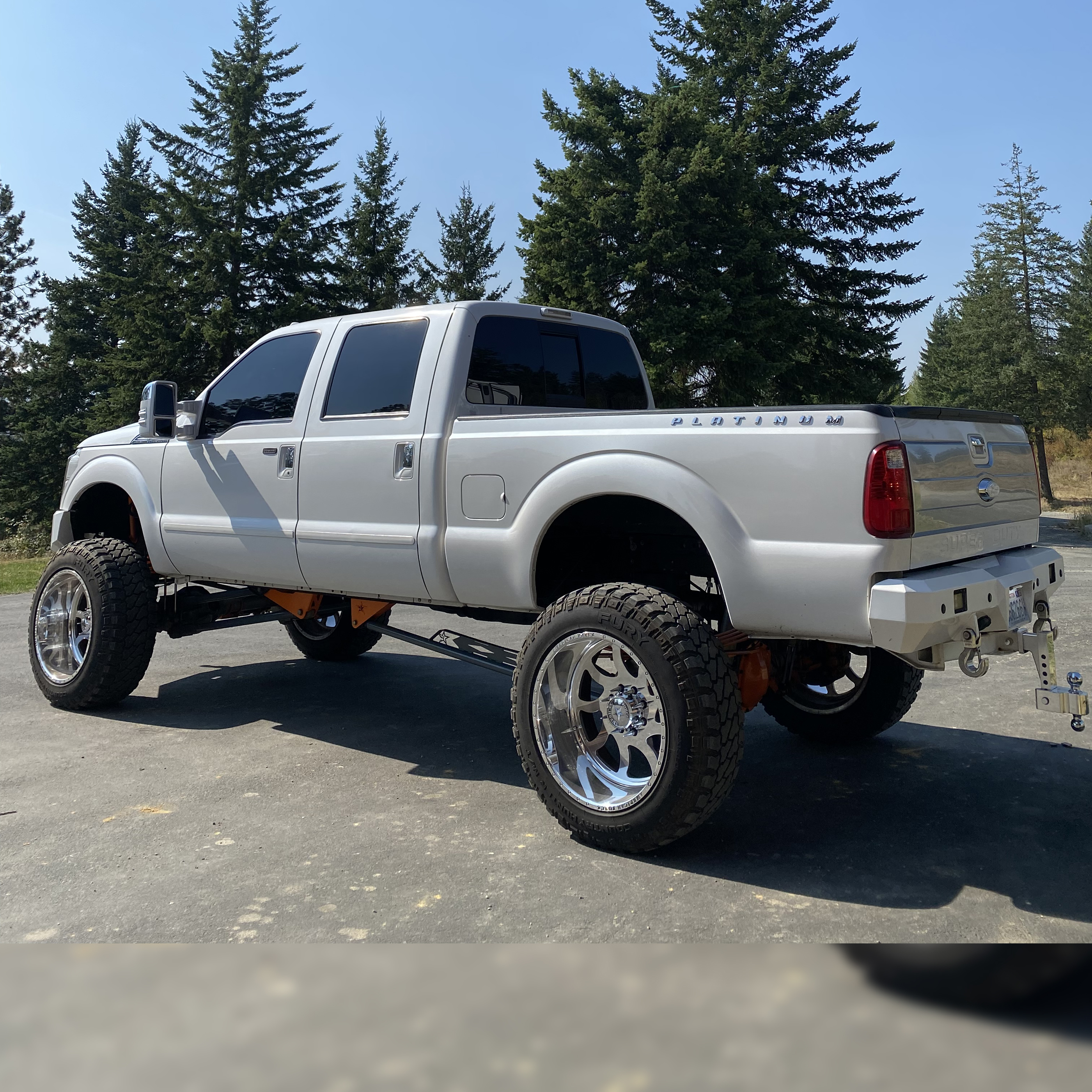 2014 Ford F-350 American Force Forged 76 Blade 24x14 -73 Fury Country Hunter M/T 40x13.50R24
