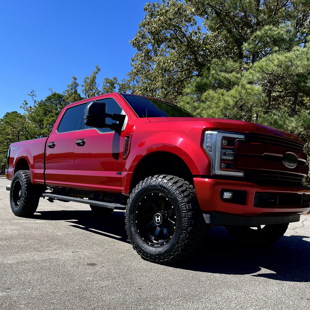 2017 Ford F-250 Super Duty Hostile H109 Alpha Asphalt 20x10 -19 Nexen Roadian MTX RM7 37x13.50R20
