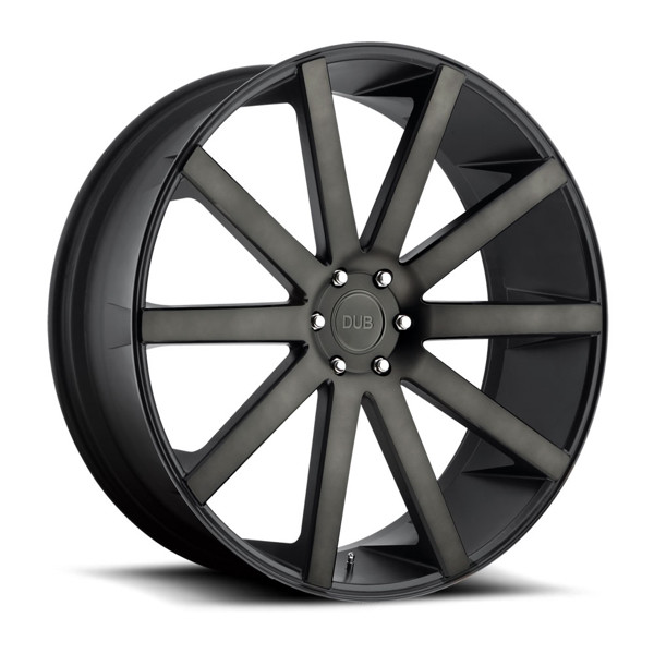 DUB Wheels Shot Calla S121 Matte Black Double Dark Tint 24x10 20mm Offset 6x139.7 (6x5.5)