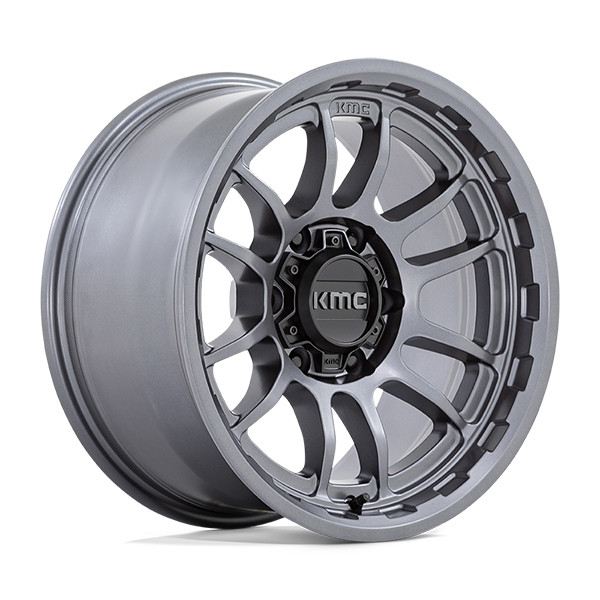 KMC Wheels Wrath KM727 Matte Anthracite 20x9 0mm Offset 6x139.7 (6x5.5)