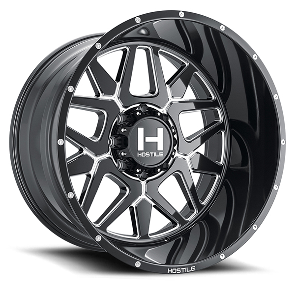 Hostile H128 Diablo Blade Cut wheels available from Rimz One.