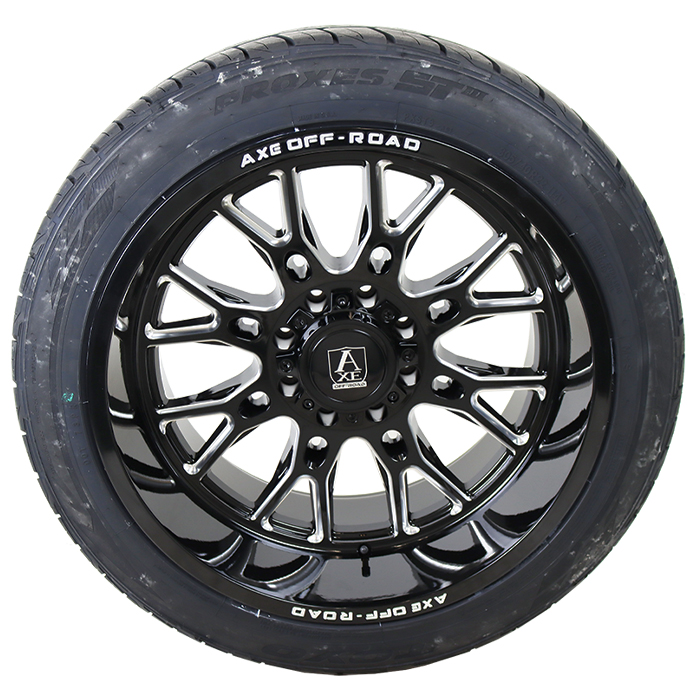 AXE Offroad Atlas Gloss Black Milled Toyo Proxes ST III