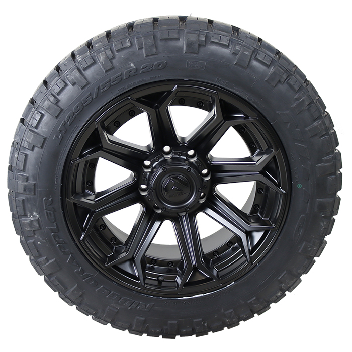 Fuel D706 Siege Matte Black Nitto Ridge Grappler