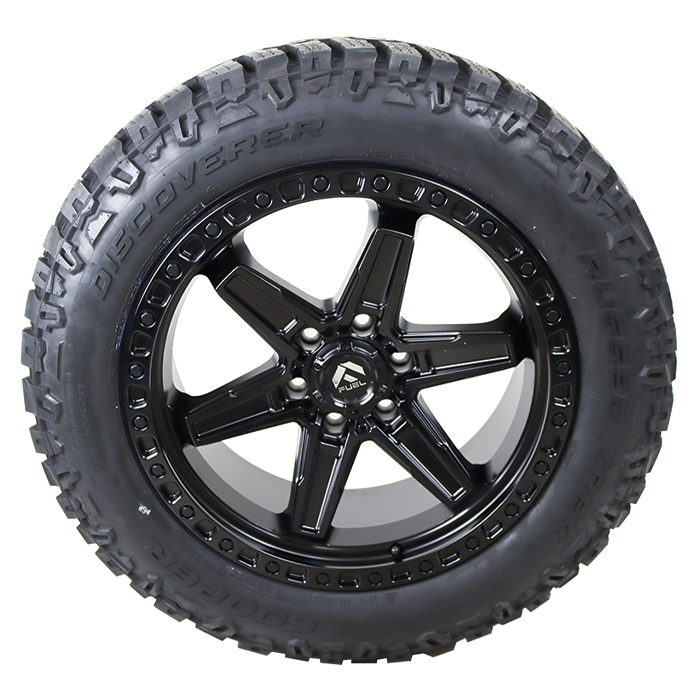 Fuel D697 Kicker Matte Black Cooper Discoverer Rugged Trek