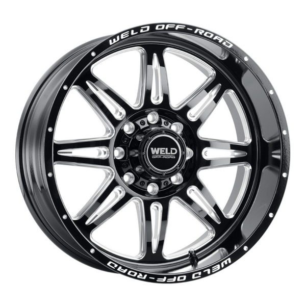 WELD Offroad Wheels Cheyenne W132 Gloss Black Milled 22x12 -44mm Offset 8x170