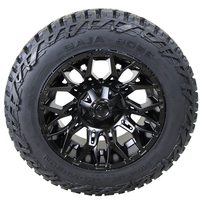 Fuel D772 Twitch Matte Black Mickey Thompson Baja Boss A/T