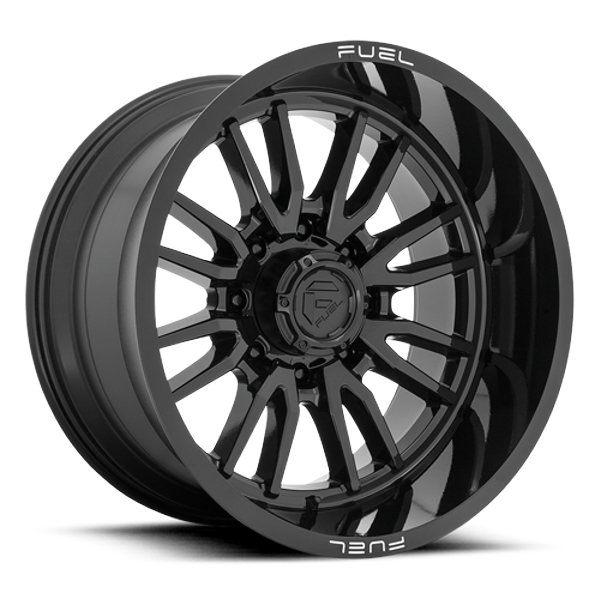 Fuel D760 Clash 22x12 -44mm All Black | D76022201847 | RimzOne