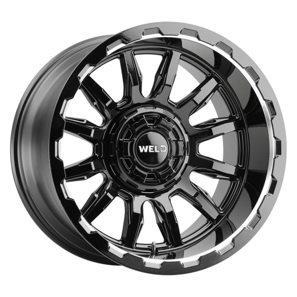 WELD W137 Gauntlet 20x10 -18mm Black Milled | W13700098475 | RimzOne