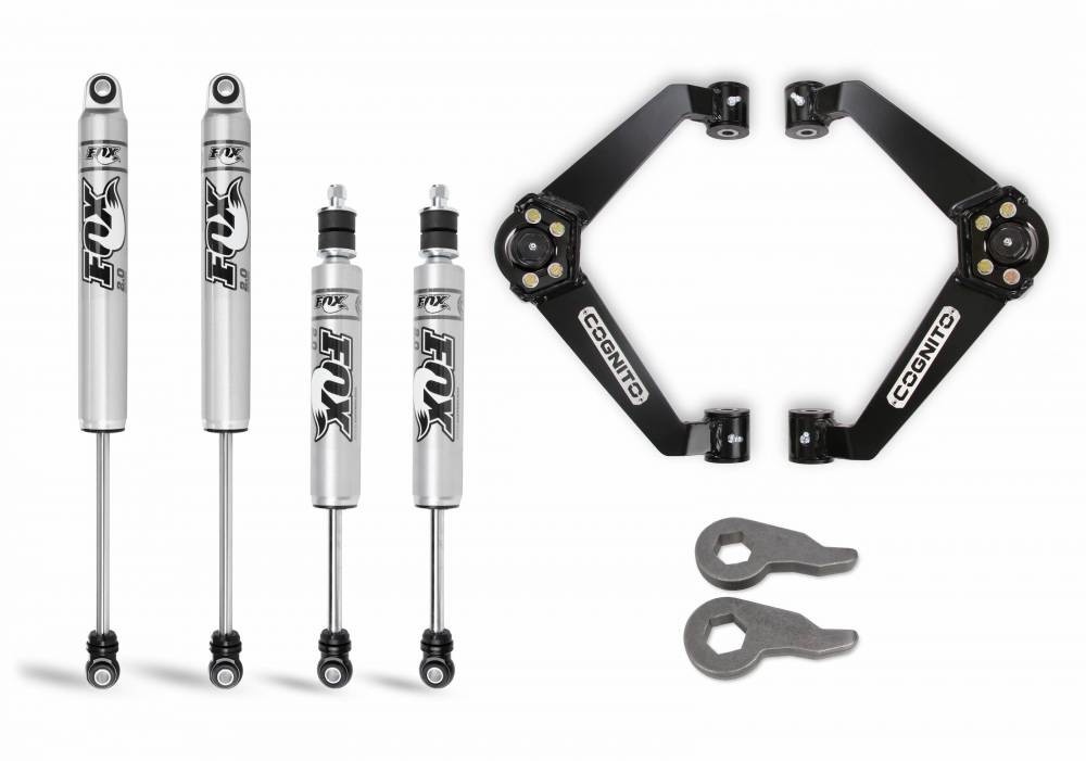 Cognito | 3-Inch Performance Leveling Kit With Fox PS | 2.0 IFP Shocks for 44936 Silverado/Sierra 2500-3500 2WD/4WD