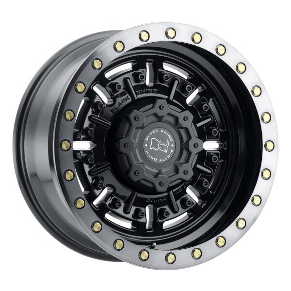Black Rhino Wheels Abrams Gloss Gun Black W Machined Dark Tint 20x9.5 2mm Offset 5x130