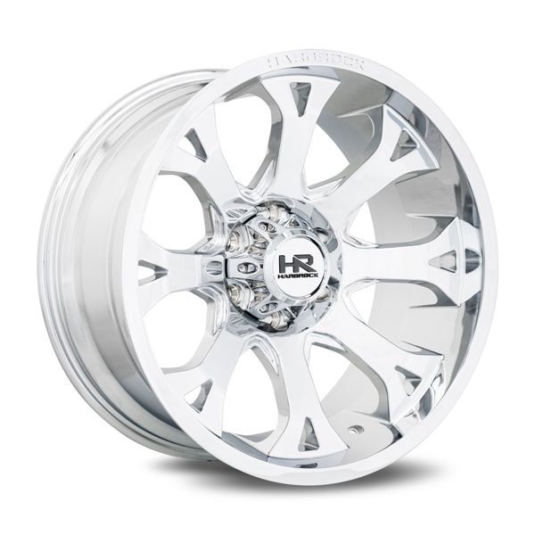 Hardrock Offroad Wheels H505 Chrome 20x10 -19mm Offset 5x139.7 (5x5.5)