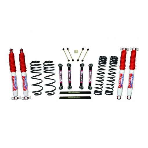 Skyjacker | 2003-2006 Jeep TJ 4in D-Rate Long | Travel Kit w/ OE FR/RR Lower Links/Nitro 8000 Shocks