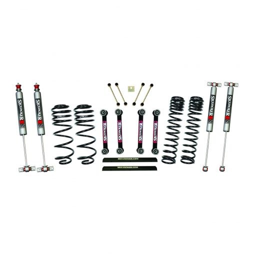 Skyjacker | 2003-2006 Jeep TJ 4in D-Rate Long | Travel Kit w/ OE FR/RR Lower Links/M95 Monotube Shocks