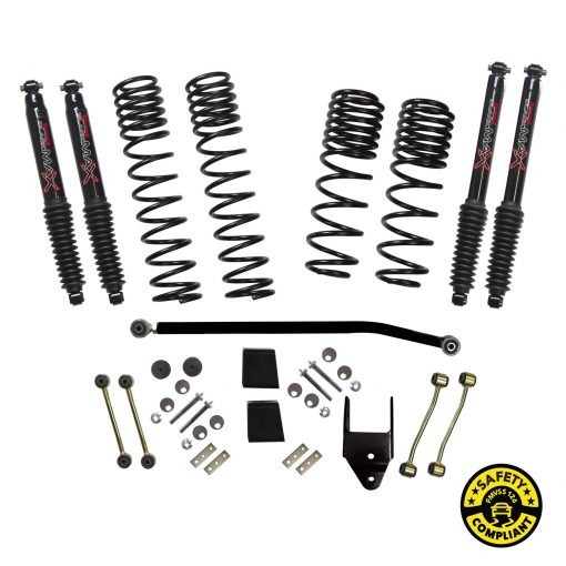 Skyjacker | 2018 Jeep Wrangler (JL) 2DR 3.5in | Suspension Lift Kit w/Black Max Shocks