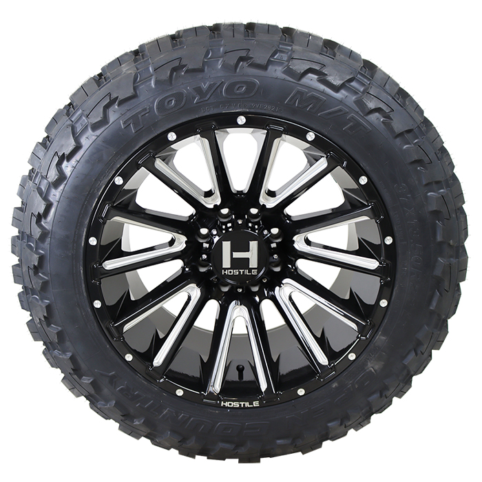 Hostile H123 Typhoon Blade Cut Toyo Open Country M/T