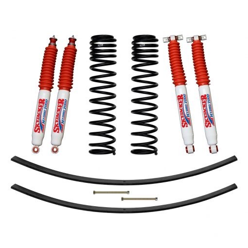 Skyjacker | 1984-2001 XJ 3in FR Dual Rate | Long Coil Suspension Kit w/ RR Add-A-Leafs/Hydro 7000 Shocks