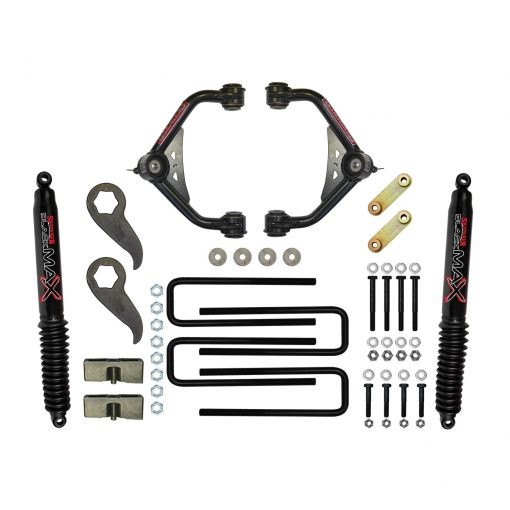 Skyjacker | 2011-2019 GM 2500HD/3500HD 2WD/4WD 3-3.5in UCA | Lift Kit w/Rear Black Max B8500 Shocks