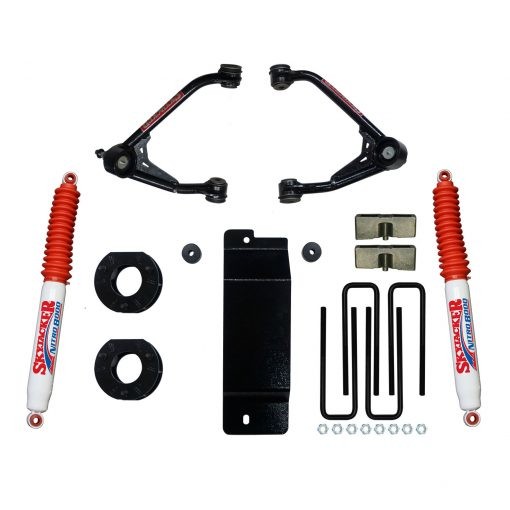 Skyjacker | 2007-2013 GM 1500 4WD 3.5-4in UCA | Lift Kit w/Rear Nitro 8000 Shocks