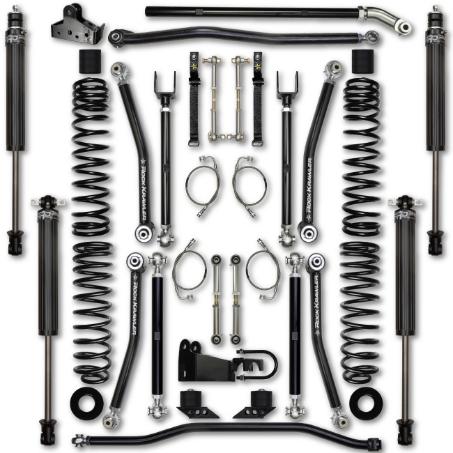 Rock Krawler | 07-18 Wrangler JK 4.5 Inch X | Factor Lift Kit w/ Stg 1 Shocks