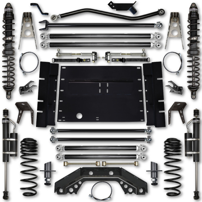 Rock Krawler | 97-02 Wrangler TJ 4.5 Inch X | Factor 5 Inch Stretch Stg 1 Lift Kit w/ Coilover Shocks