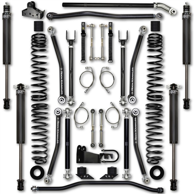 Rock Krawler | 07-18 Wrangler JKU 3.5 Inch X | Factor Lift Kit w/ Twin Tube Shocks