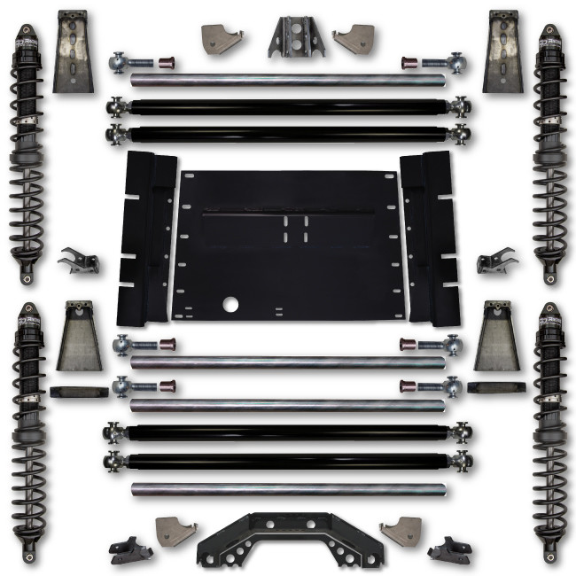 Rock Krawler | 97-06 Wrangler TJ 4.5 Inch Rear | Coilover Upgrade (2.625 Inch Shocks - 14 Inch Travel)
