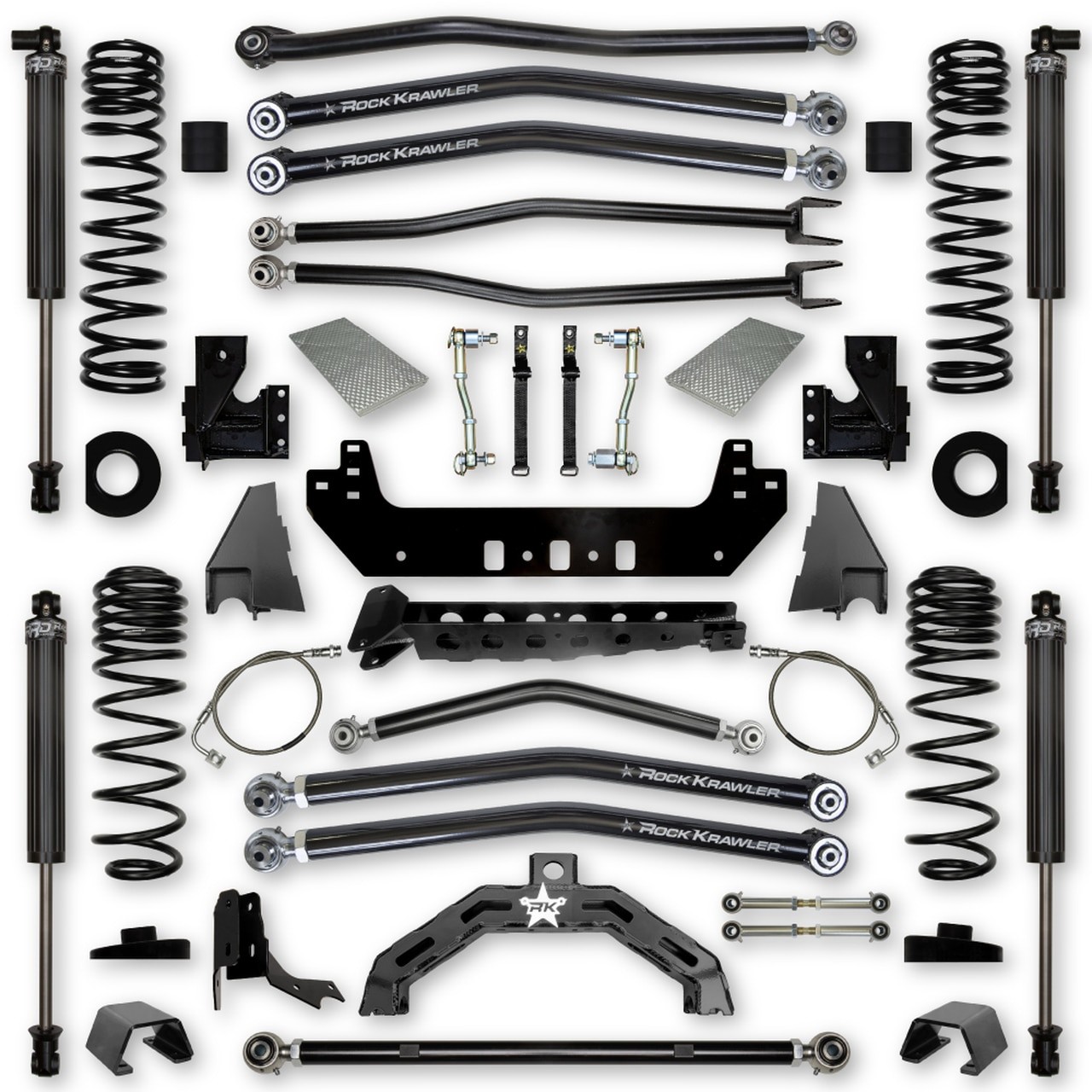 Rock Krawler | 20-22 Jeep Gladiator Lift Kit 4.5 | Inch X Factor No Limits Coil Over System