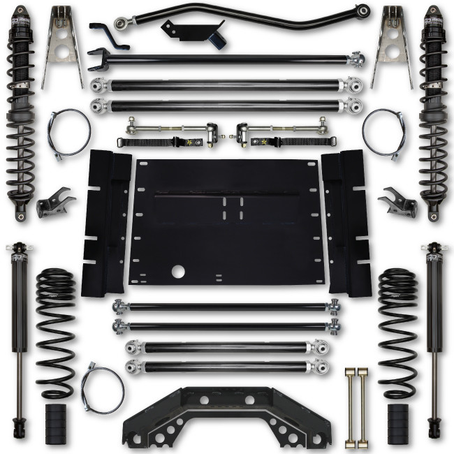 Rock Krawler | 04-06 Wrangler Unlimited LJ 4.5 Inch | X Factor 4 Inch Stretch Stg 1 Lift Kit w/ Coilover Shocks
