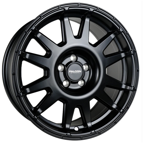 Falcon Offroad Wheels V2 Full Matte Black 17x8 30mm Offset 5x114.3 (5x4.5)