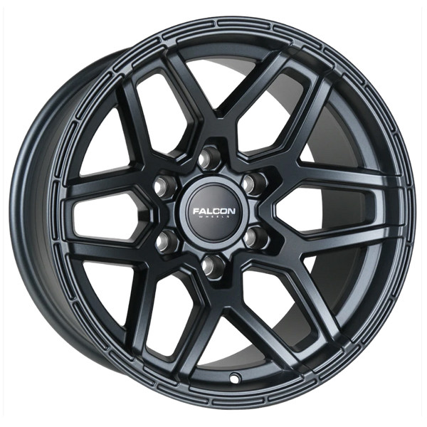 Falcon Offroad Wheels Atlas T9 Full Matte Gunmetal 17x9 -38mm Offset 6x139.7 (6x5.5)