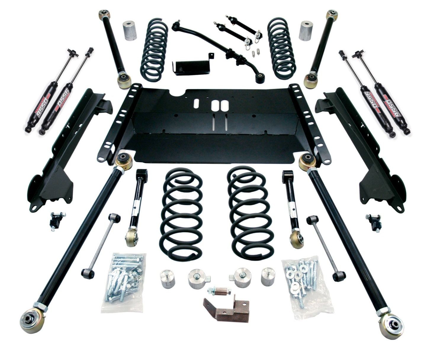 TeraFlex | 04-06 Wrangler TJ Unlimited 4 Enduro LCG | Lift Kit W/9550 Shocks