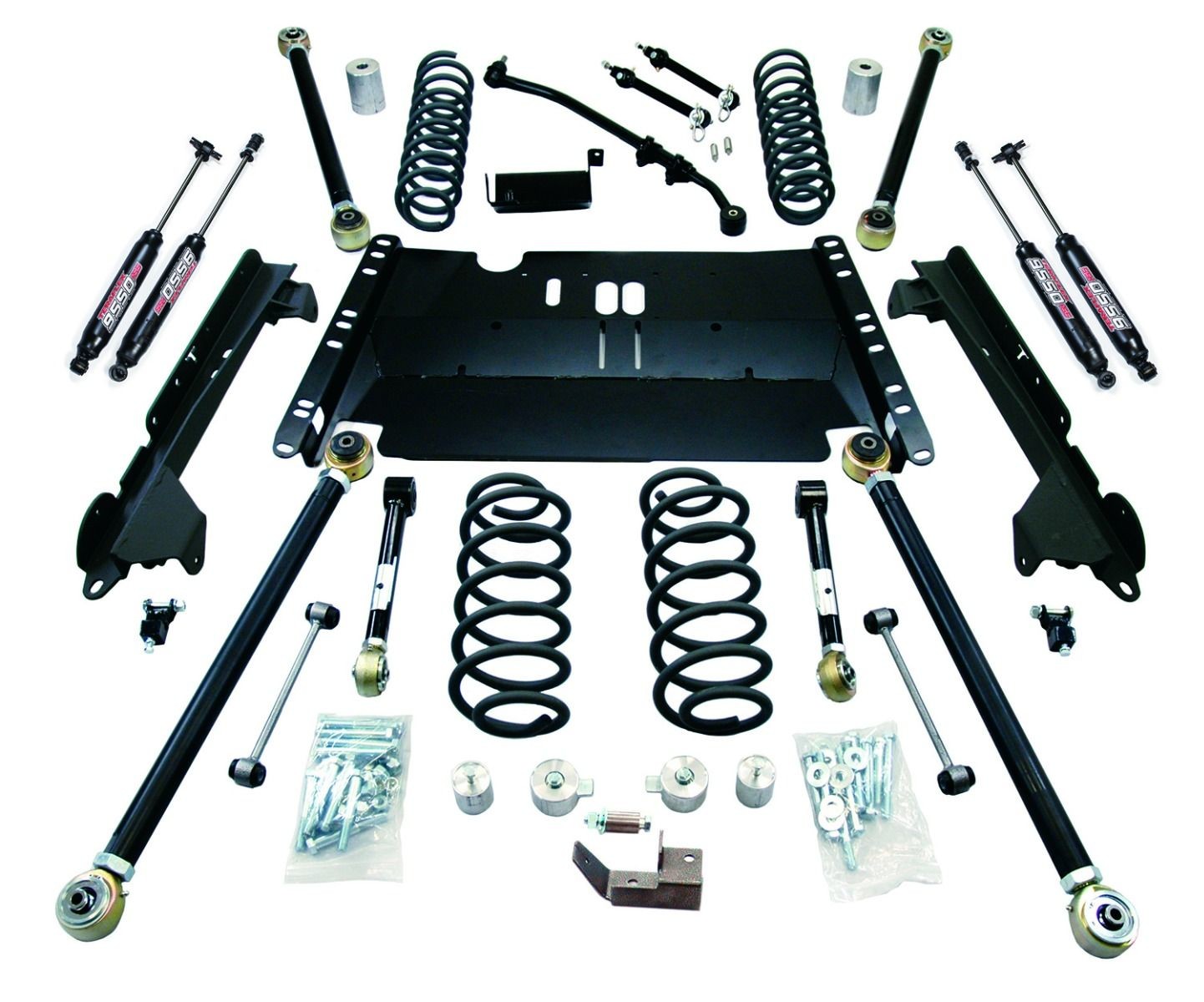 TeraFlex | 97-06 Wrangler TJ 4in Enduro LCG Lift | Kit W/9550 Shocks