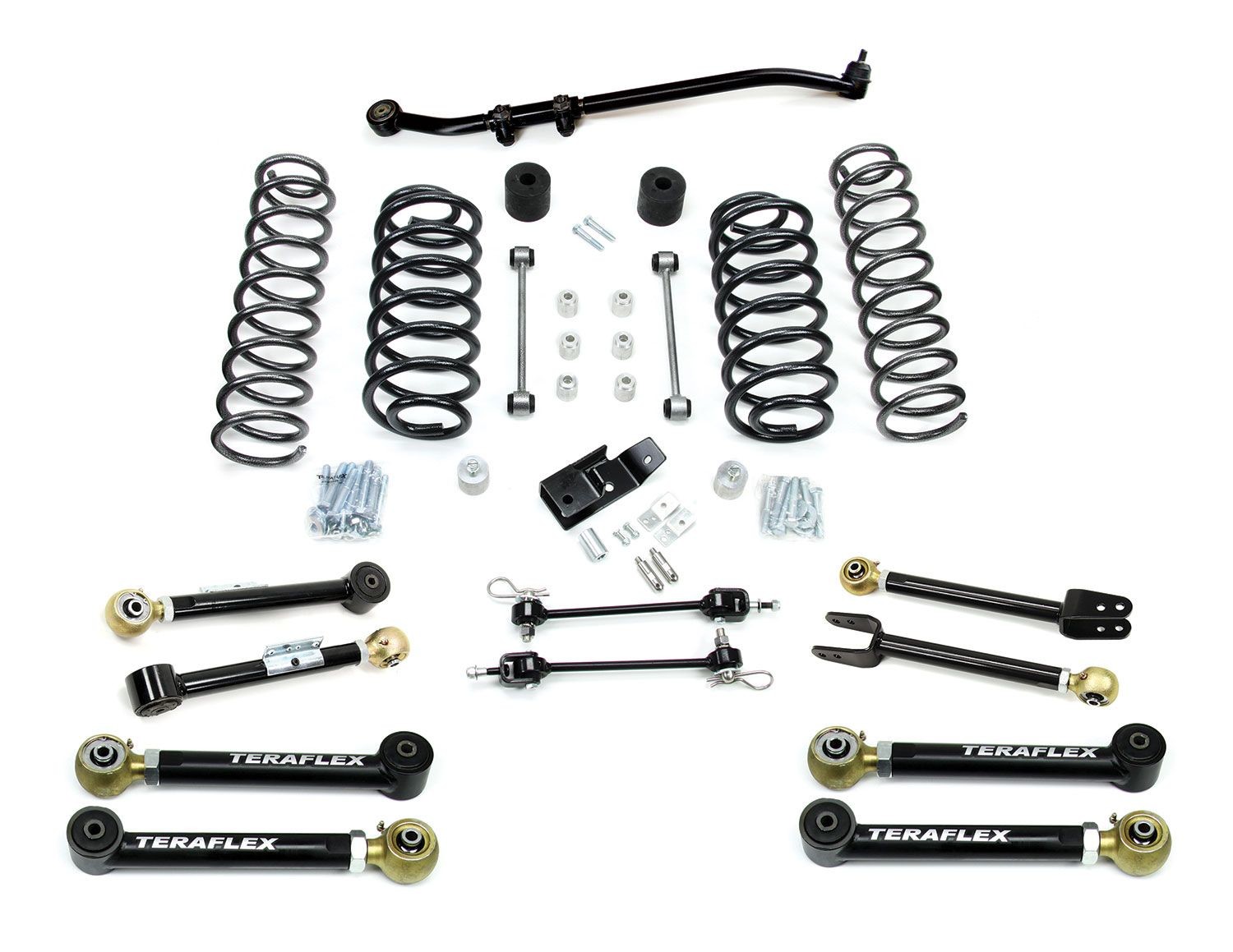 thumbnail image 2 of 2" Front & Rear Suspension Lift Kit – Fits 97-06 Jeep Wrangler TJ – AM Autoparts – 10-Year Warranty 2 of 5