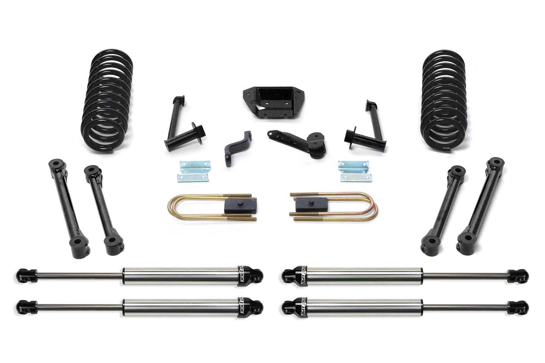 Fabtech | 09-13 Ram 2500/3500 4WD Diesel w/Auto | 6in Perf. System w/DL Shocks