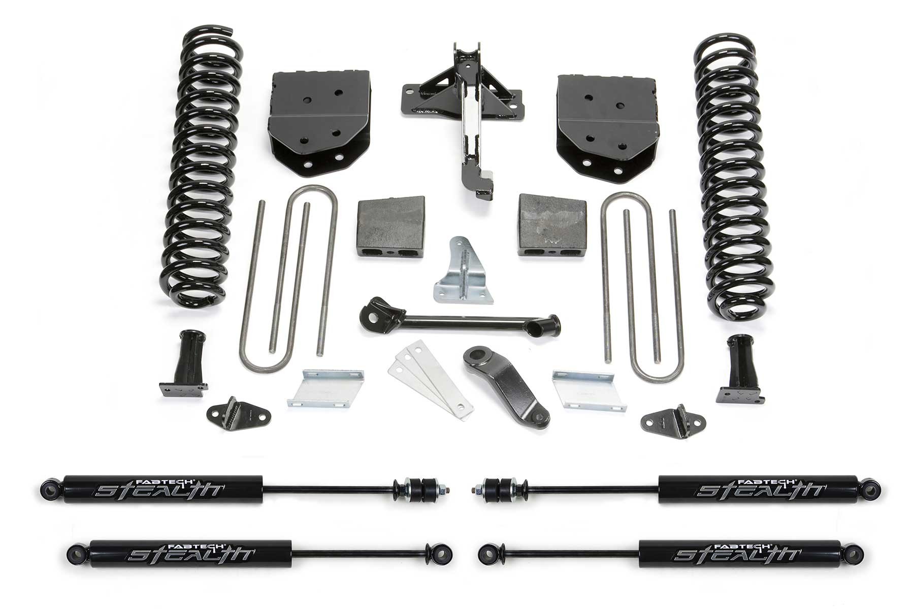 Fabtech | 08-16 Ford F350 4WD 8 Lug | 6in Basic System w/Stealth Shocks