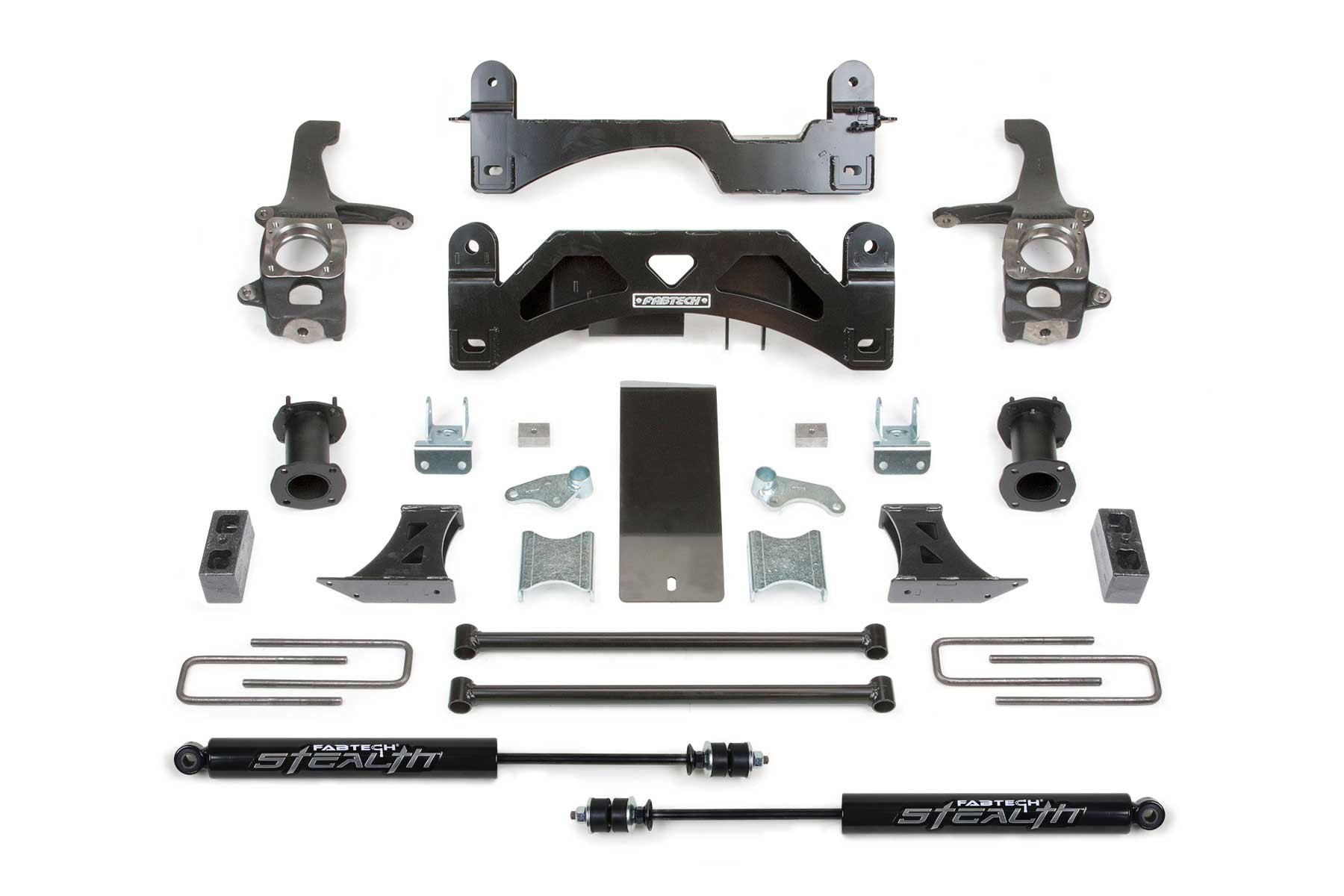Fabtech | 07-15 Toyota Tundra 2WD/4WD 6in Basic | System w/Coilover Spacers & Rear Stealth Shocks