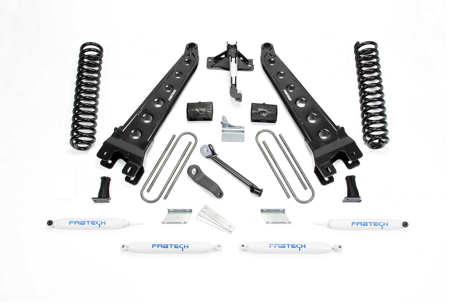 Fabtech | 08-16 Ford F350 4WD 8 Lug | 6in Radius Arm System w/Perf. Shocks