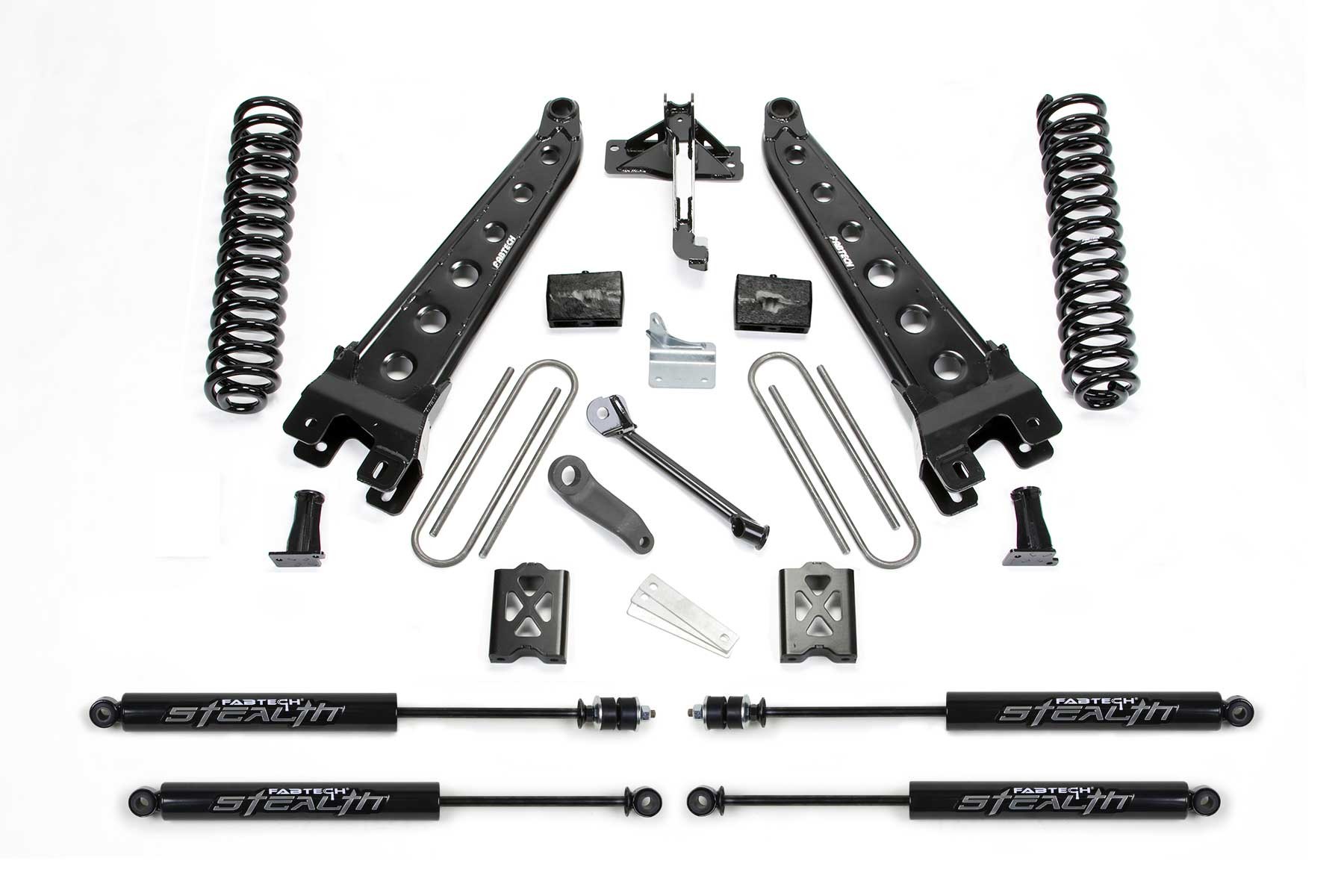 Fabtech | 05-07 Ford F250 4WD w/Overload 6in | Radius Arm System w/Stealth Shocks