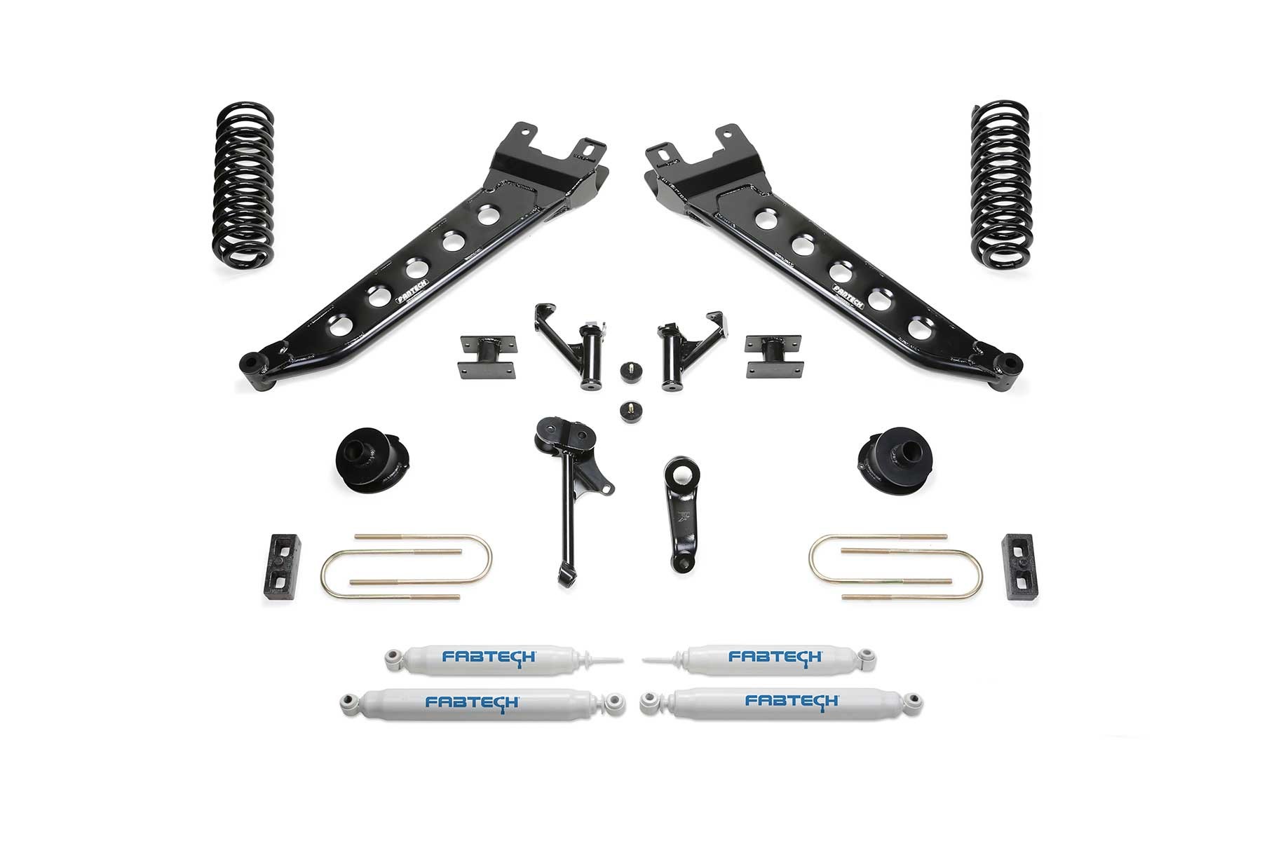 Fabtech | 13-18 Ram 3500 4WD 5in Radius | Arm System w/Perf. Shocks