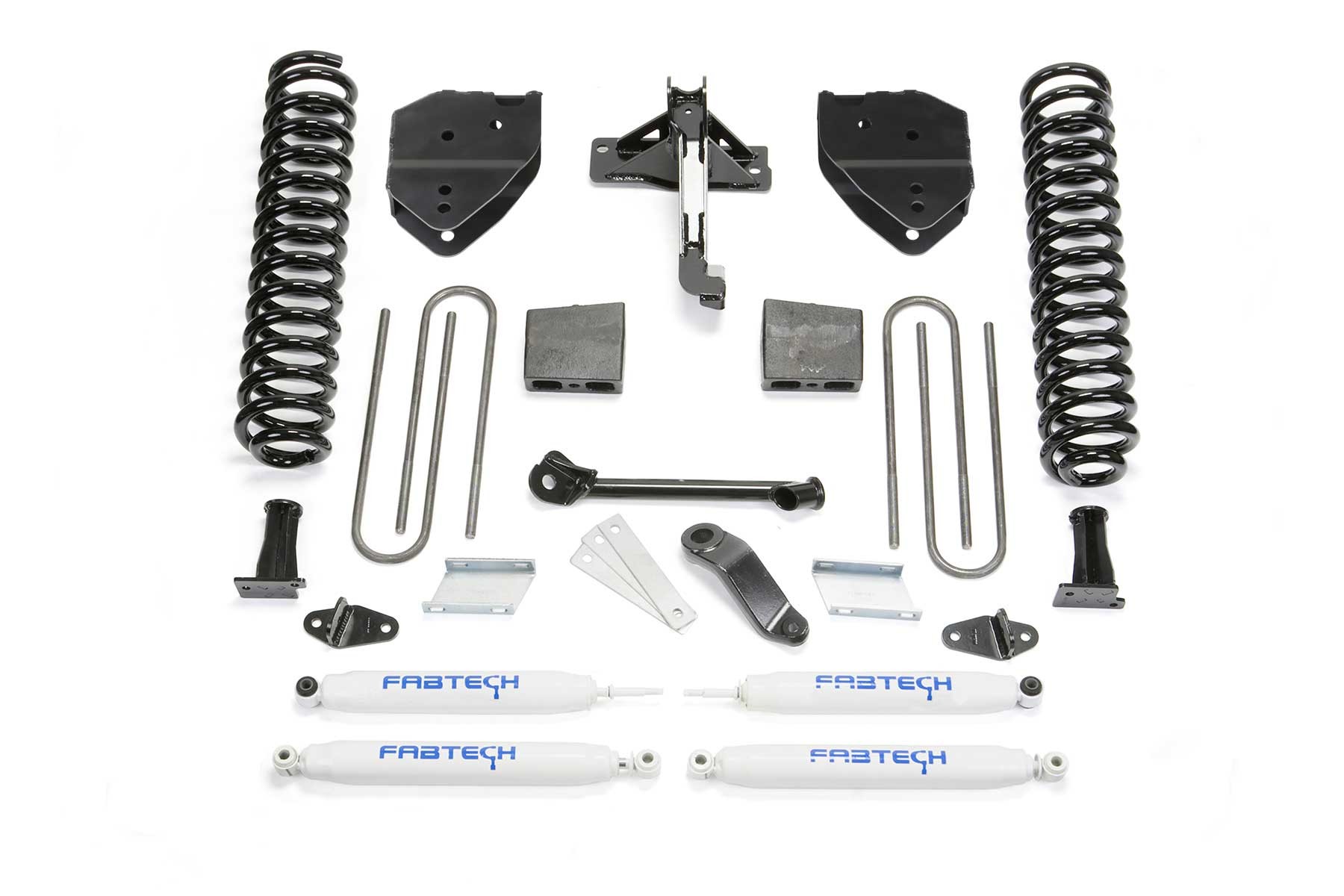 Fabtech | 17-21 Ford F250/350 4WD Gas 4in | Basic System w/Perf. Shocks