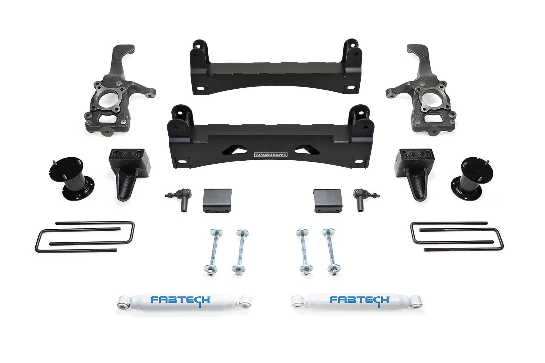 Fabtech | 15-20 Ford F150 2WD 6in Basic | System w/Perf. Shocks