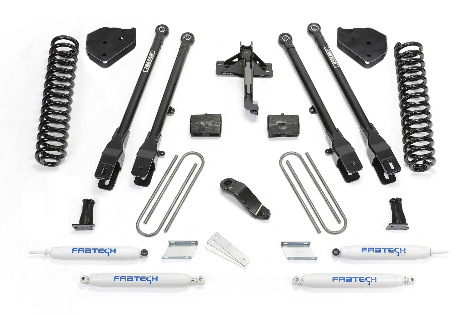 Fabtech | 19-20 Ford F450/550 4WD 6in 4 | Link System w/Perf. Shocks
