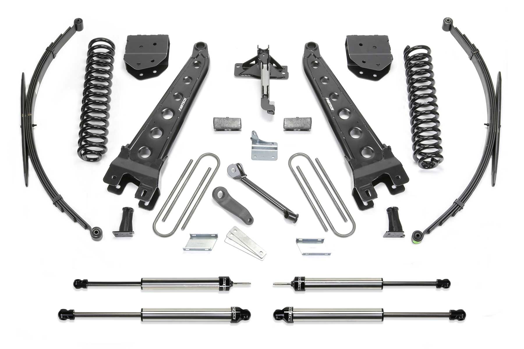 Fabtech | 08-10 Ford F350 4WD 10in Radius | Arm System w/DL Shocks