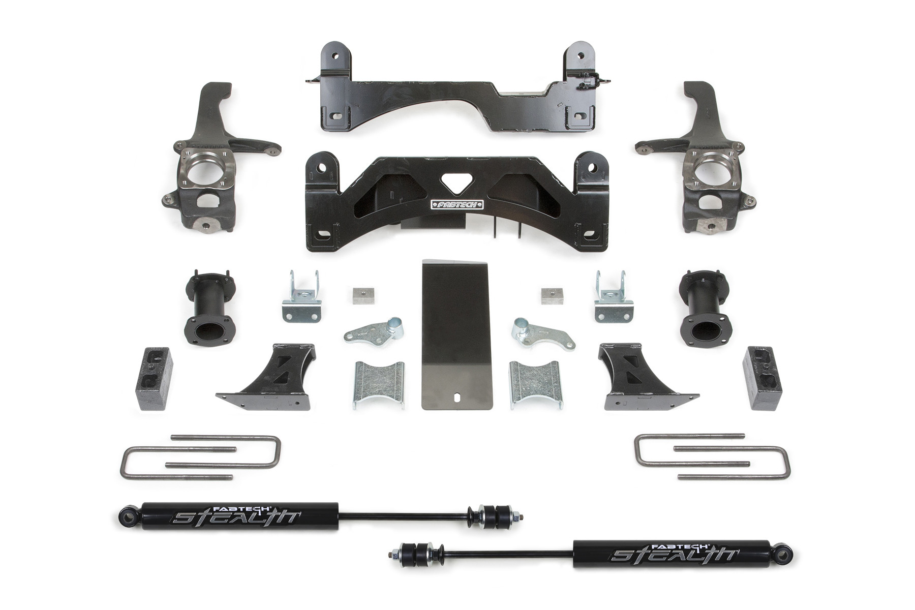 Fabtech | 16-21 Toyota Tundra 2WD/4WD 6in Basic | System w/Coilover Spacers & Rear Stealth Shocks