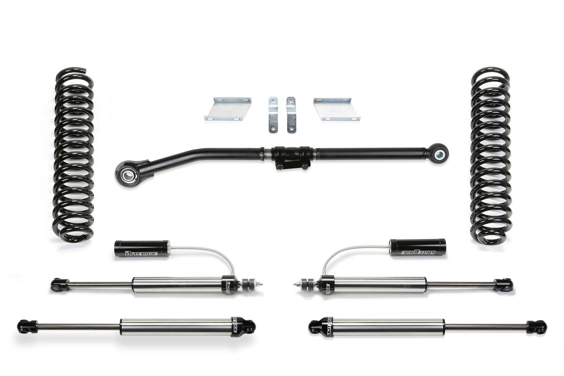 Fabtech | 17-20 Ford F250/350 4WD Diesel 2.5in | Basic System w/DL 2.25 Resi Shocks & DL 2.25 N/R Shocks