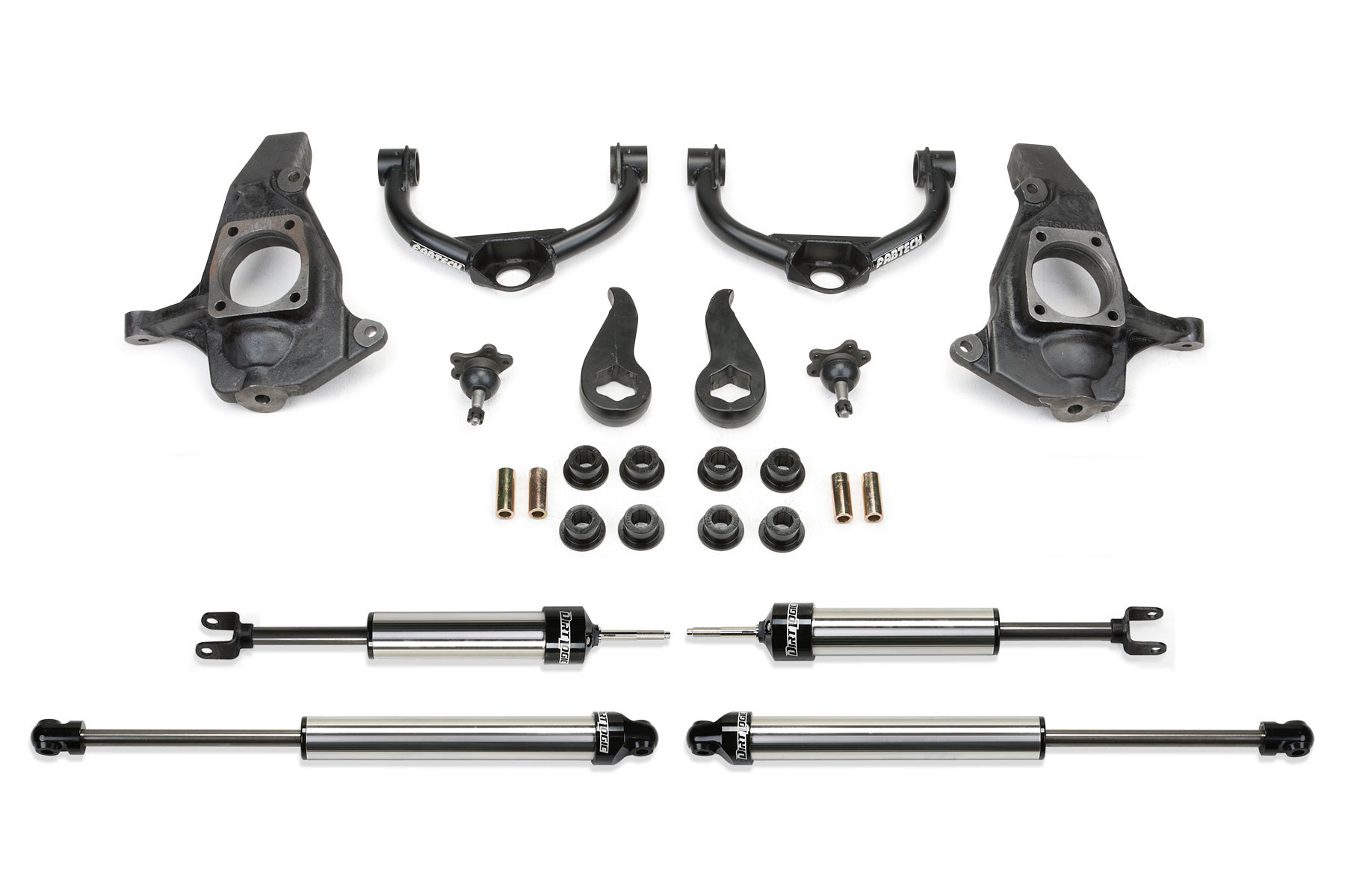 Fabtech | 11-19 Silverado 2500HD,3500HD/Sierra 2500HD,3500HD 3.5in Ultimate | System w/DL Shocks