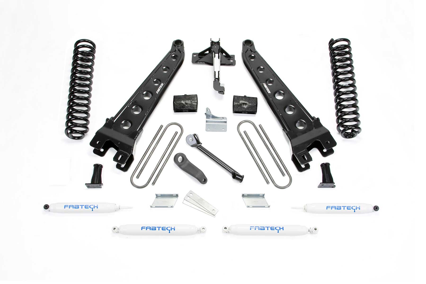 Fabtech | 08-16 Ford F250/350 4WD 4in Radius | Arm System w/Perf. Shocks