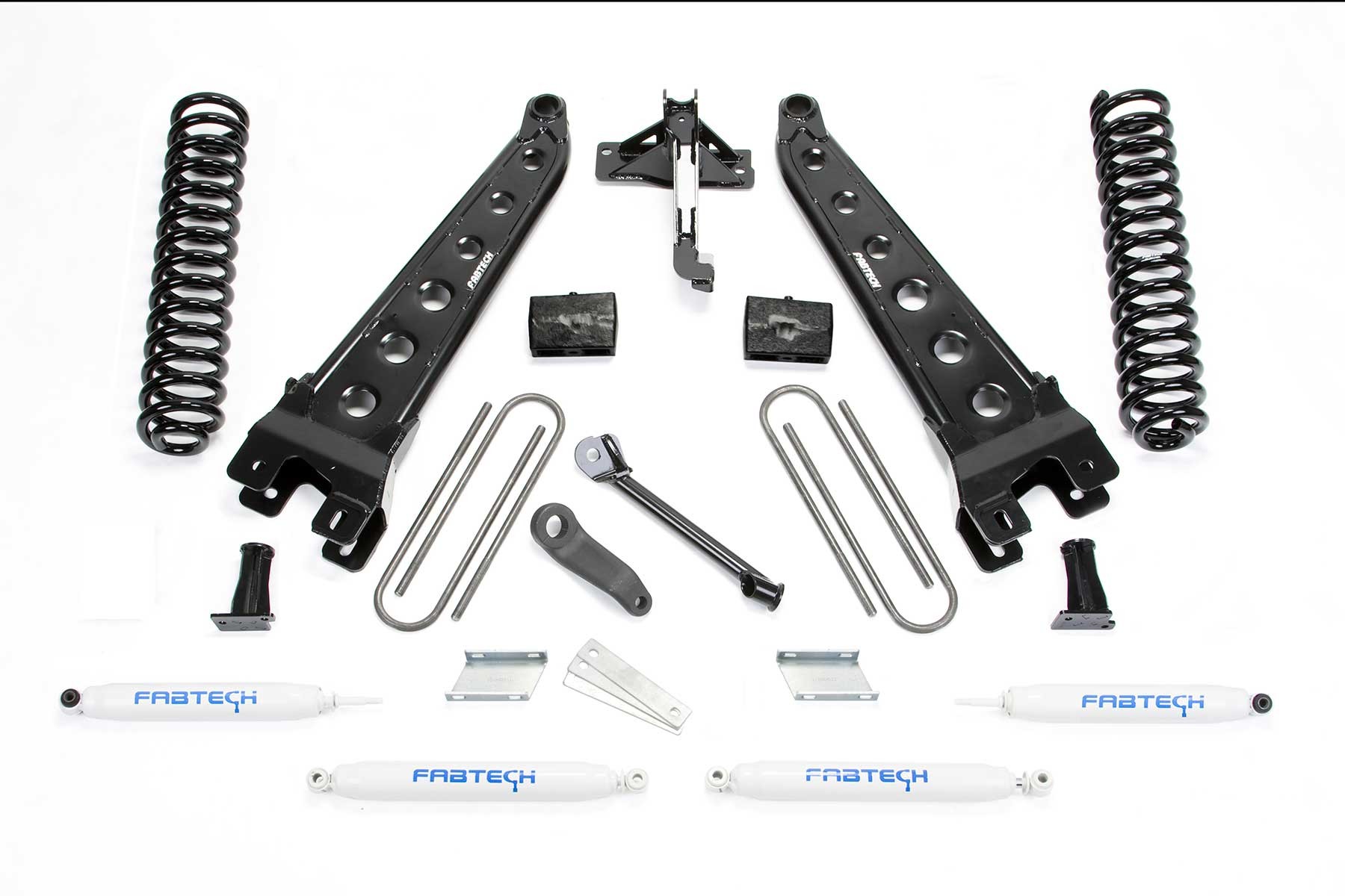 Fabtech | 17-21 Ford F250/350 4WD Gas 4in | Radius Arm System w/Perf. Shocks