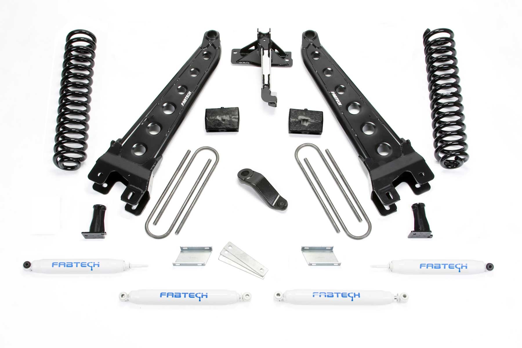 Fabtech | 17 Ford F450/F550 4WD Diesel 6in | Radius Arm System w/Perf. Shocks
