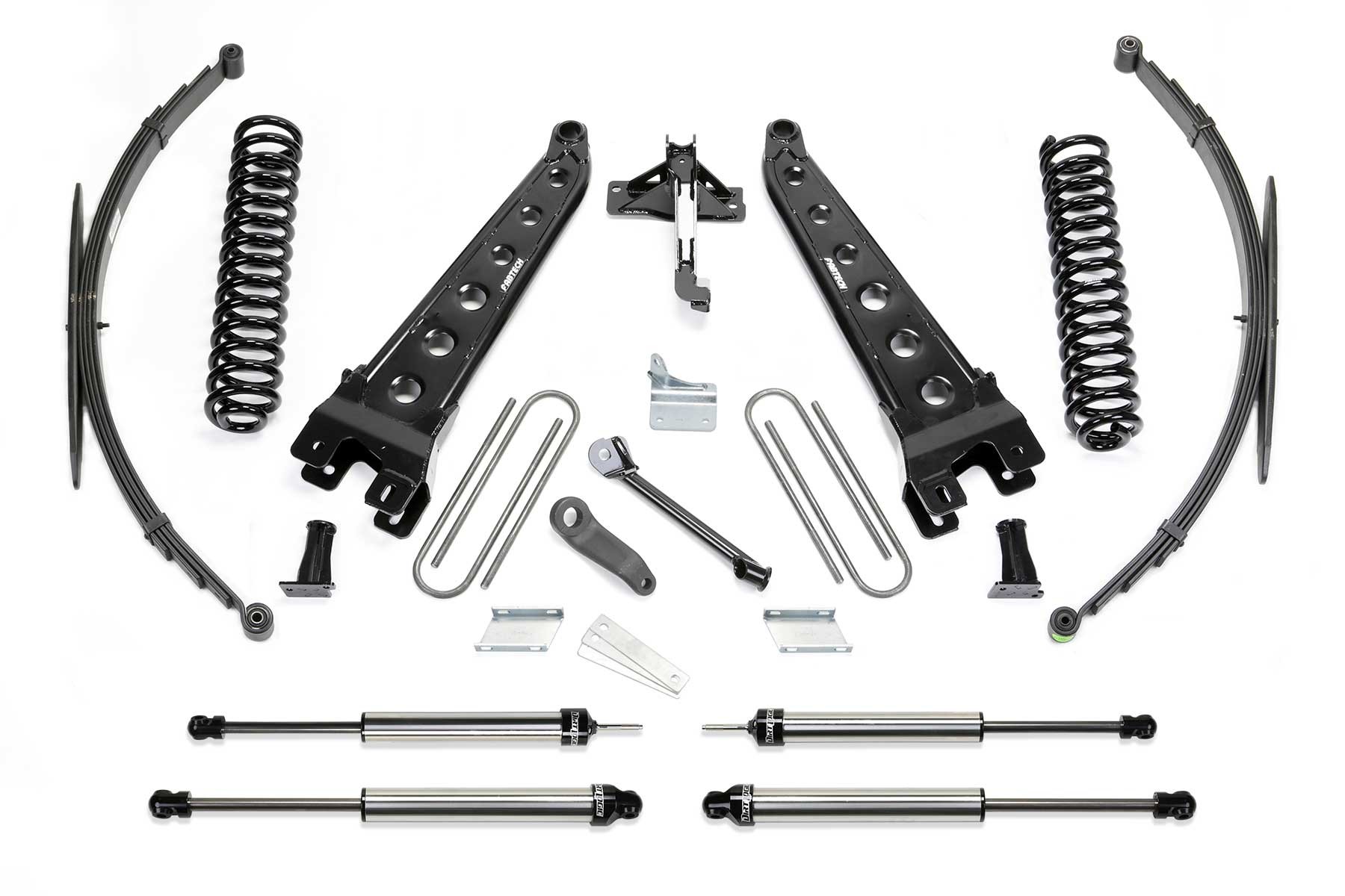 Fabtech | 08-16 Ford F250/350 4WD 8in Radius | Arm System w/DL Shocks